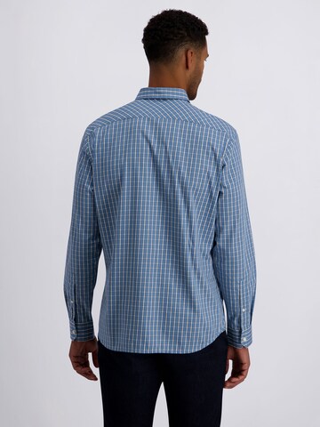 PIERRE CARDIN Regular Fit Hemd im Modern Fit in Blau