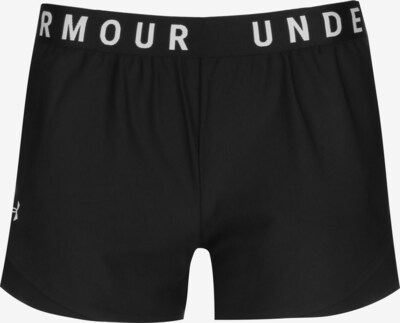 UNDER ARMOUR Pantalon de sport 'Play Up 3.0' en noir / blanc, Vue avec produit