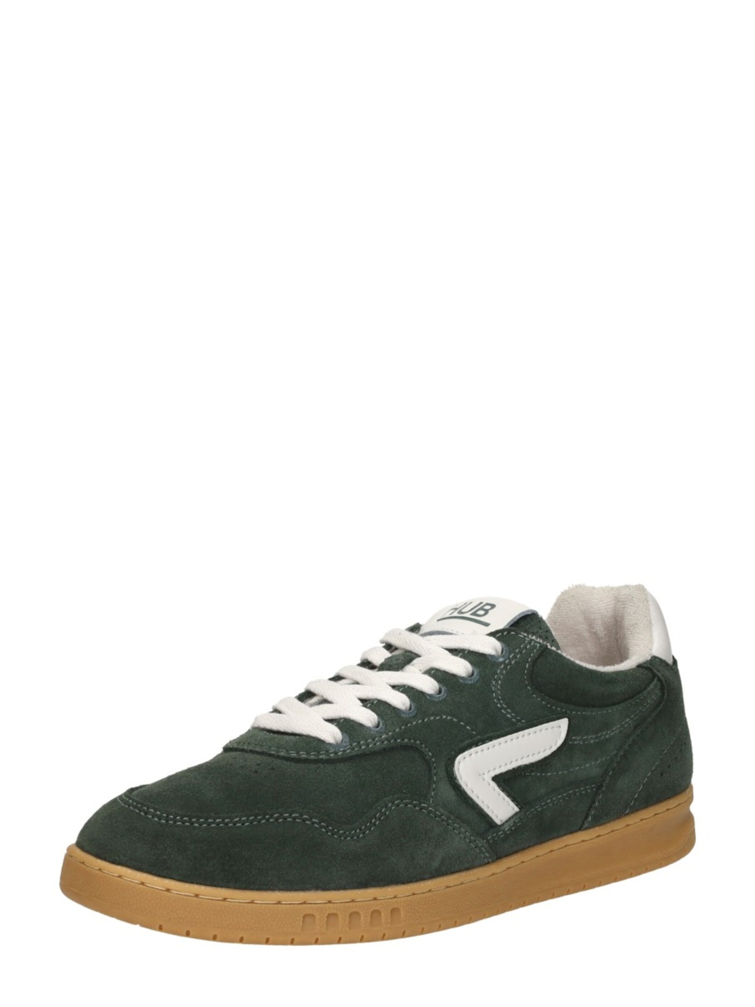 HUB Sportlicher Schnürschuh 'Vancouver'‌‌‌‌‌‌‌‌‌‌ in Grün: Vorderseite