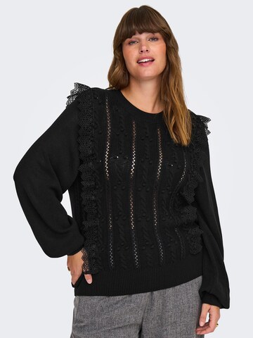ONLY Carmakoma Sweater 'CARLindy' in Black