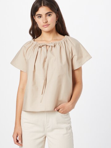 IMPERIAL - Blusa em bege: frente