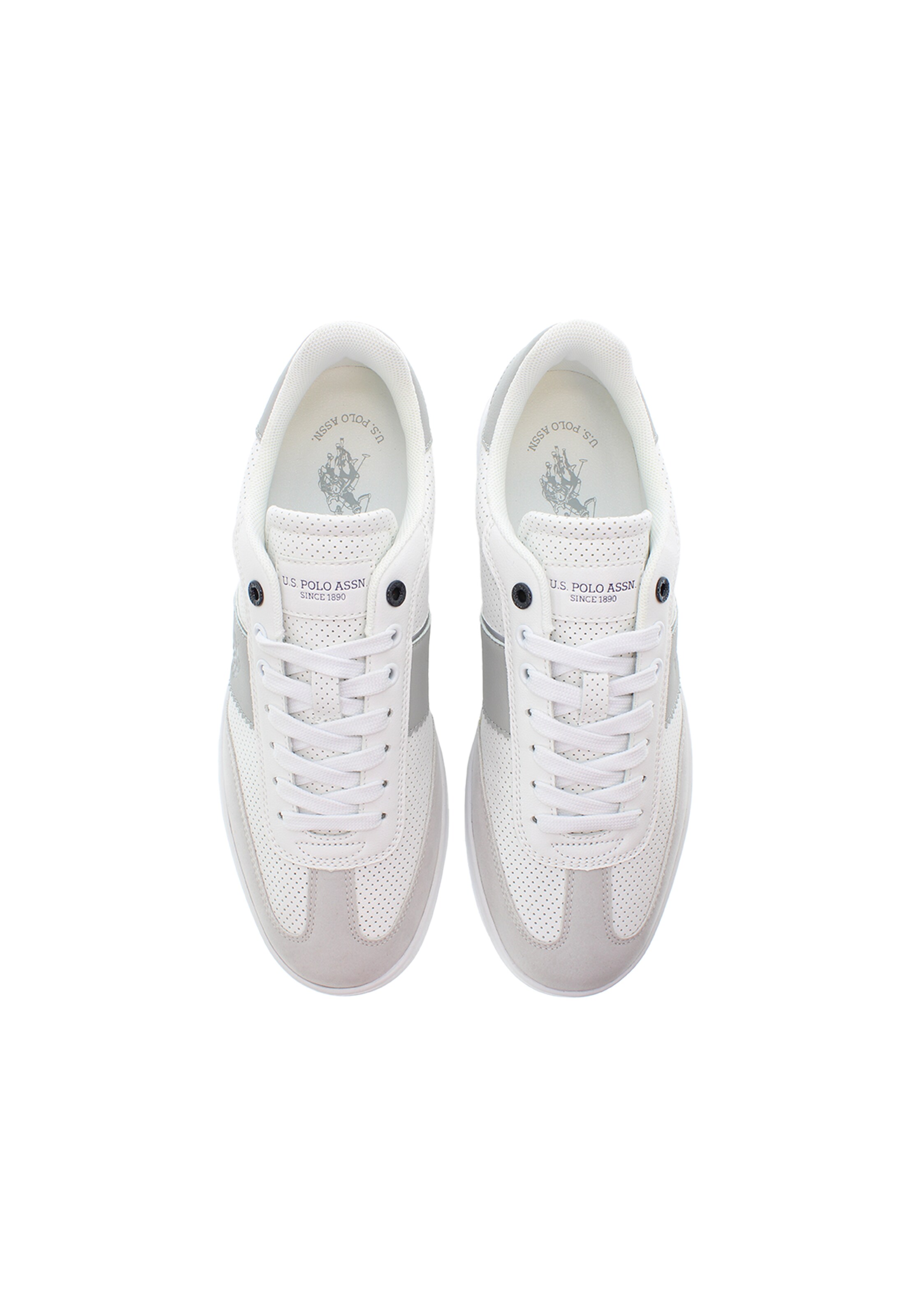 U.S. POLO ASSN. Sneakers laag 'Campy' in Wit