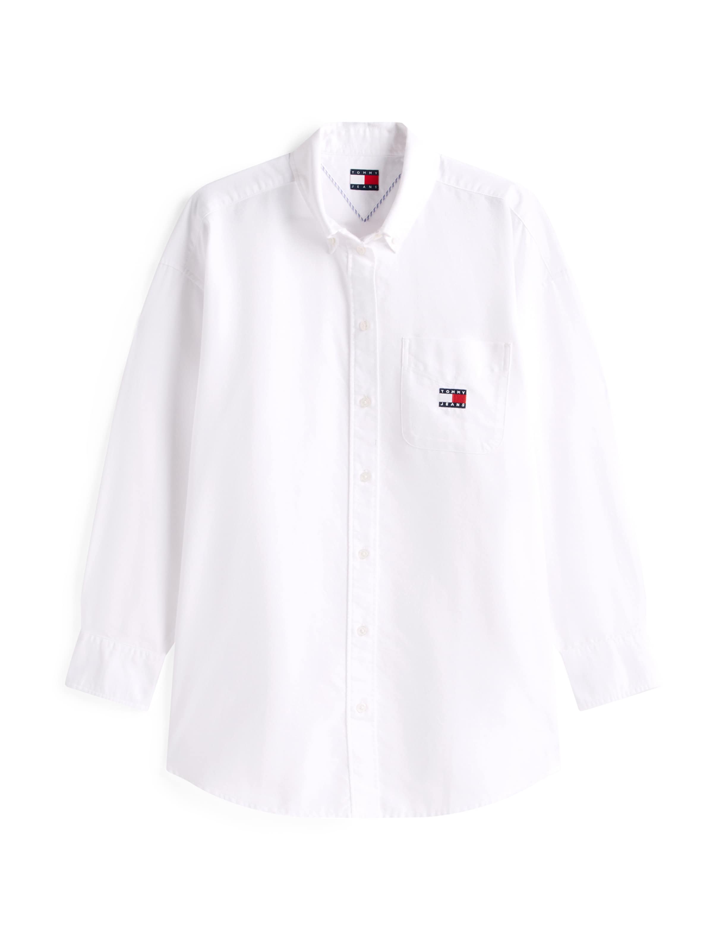 balts Tommy Jeans Blūze: no priekšpuses