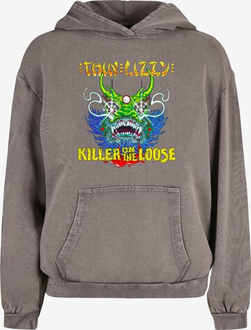 Merchcode Sweatshirt 'Thin Lizzy - Killer' in Grijs: voorkant