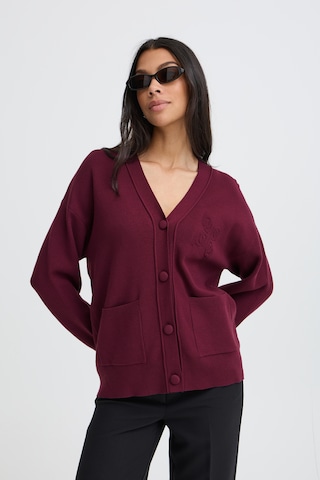 b.young Knit cardigan in Blue