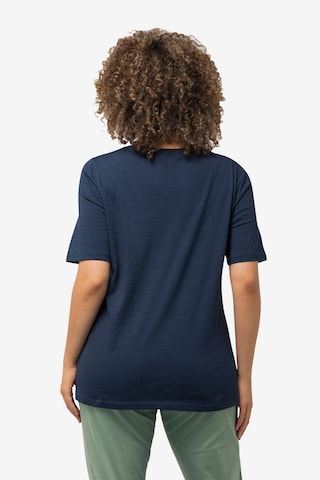 T-shirt Ulla Popken en bleu