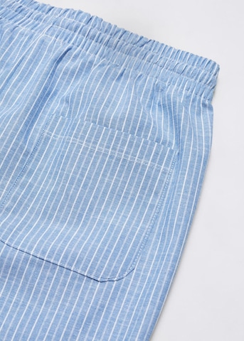 MANGO TEEN Schlafanzug 'Pirineo' in Blau