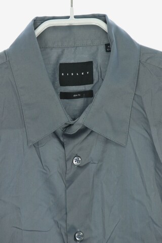 Sisley Button Up Shirt in M in Grey