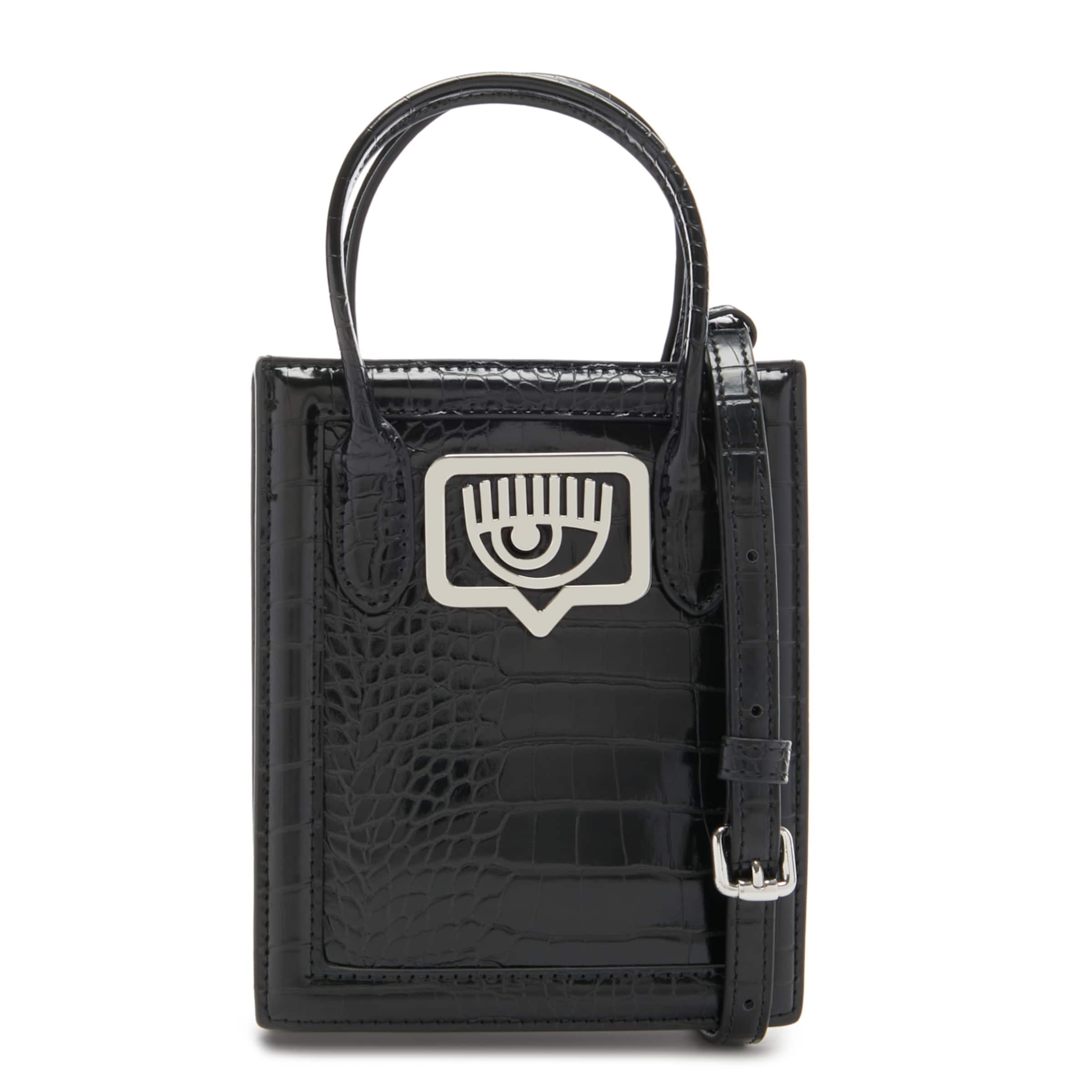 Chiara Ferragni Umhängetasche in Schwarz: Vorderseite