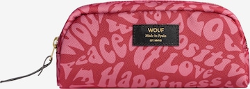 Wouf Cosmetic Bag in Pink: front