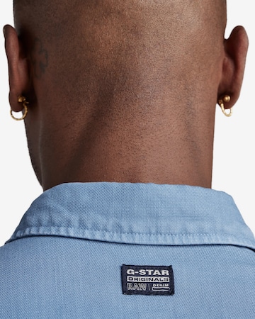 G-Star RAW Slim fit Overhemd in Blauw