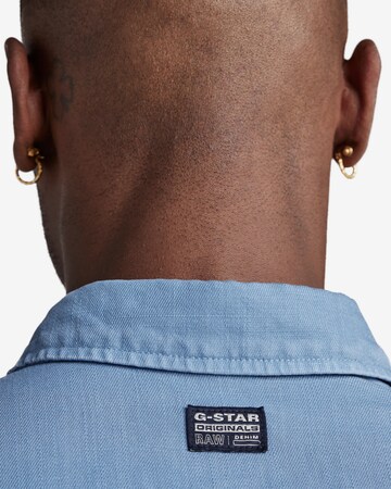 Coupe slim Chemise G-Star RAW en bleu