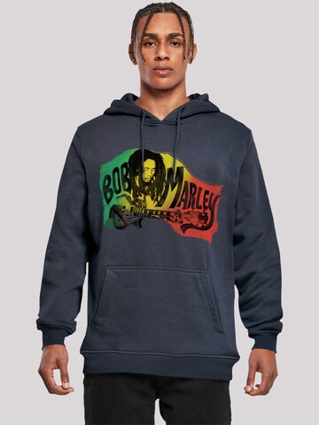 Sweat-shirt 'Bob Marley' F4NT4STIC en bleu : devant