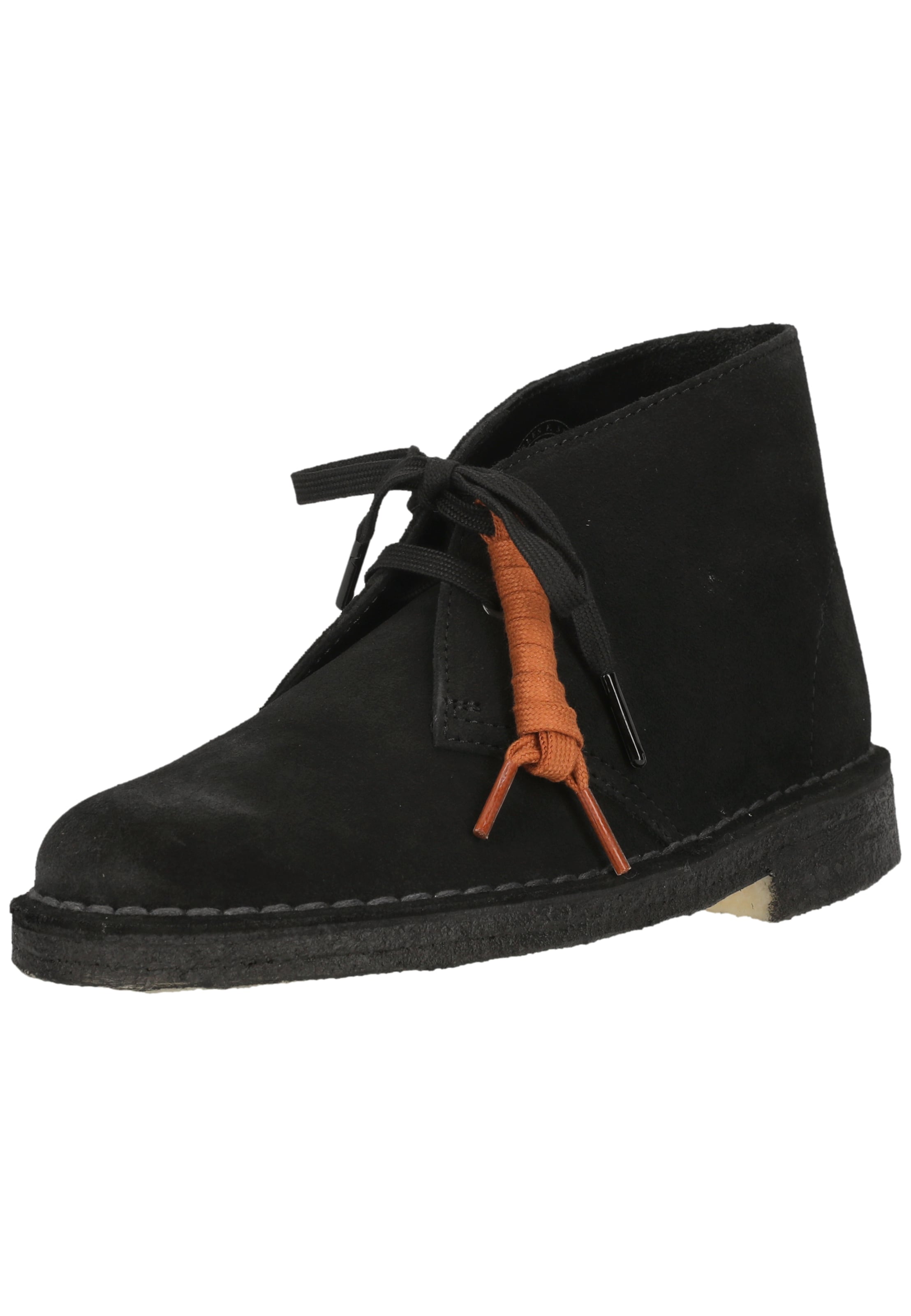 CLARKS Lace-Up Shoes 'Desert' in Black: front