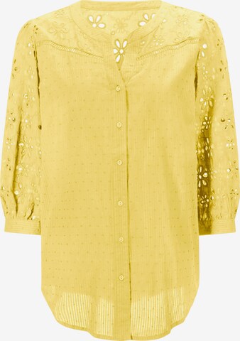 Camicia da donna di heine in giallo: frontale