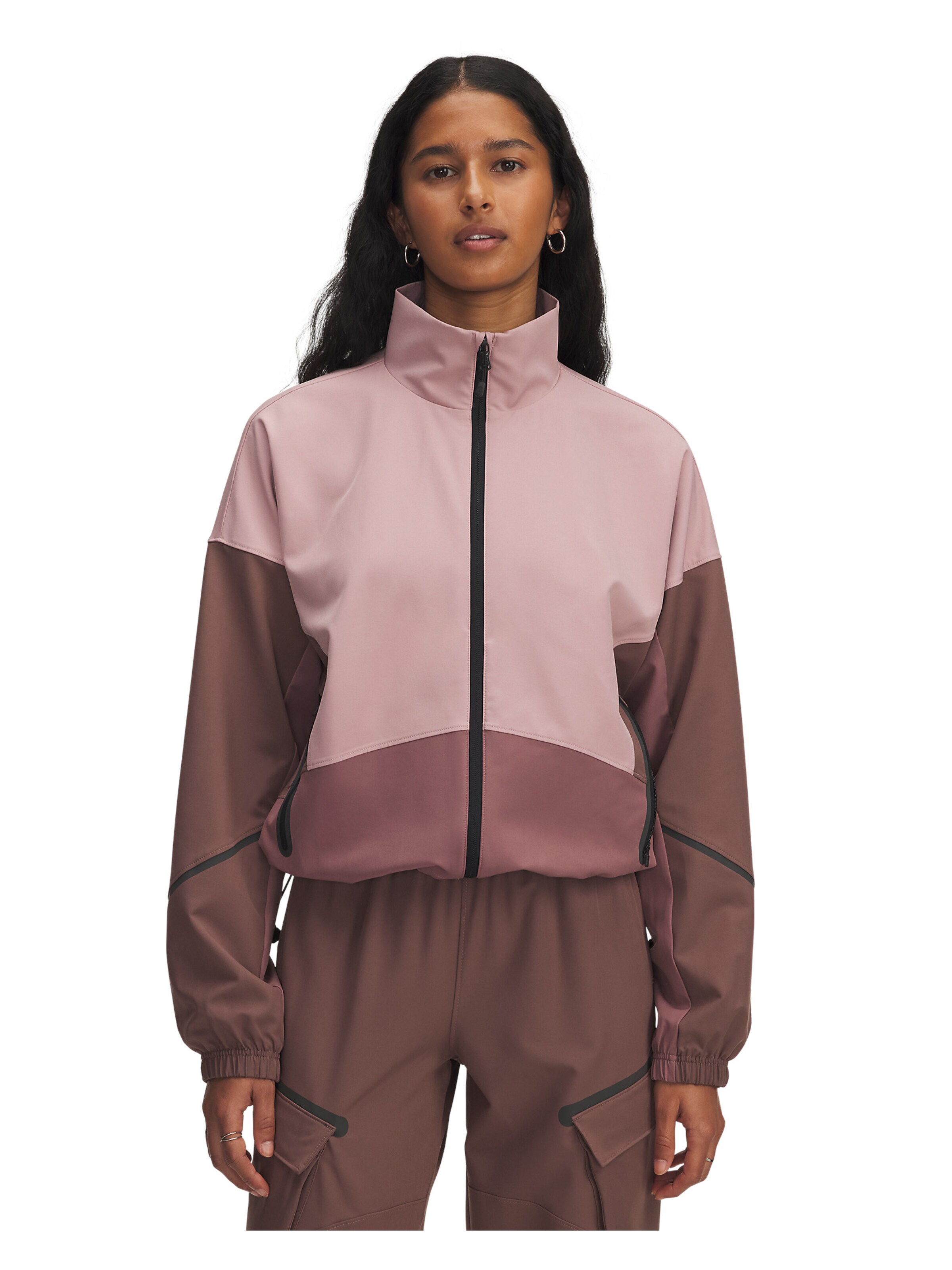 UNDER ARMOUR Sports jacket 'Unstoppable' in Pink: front