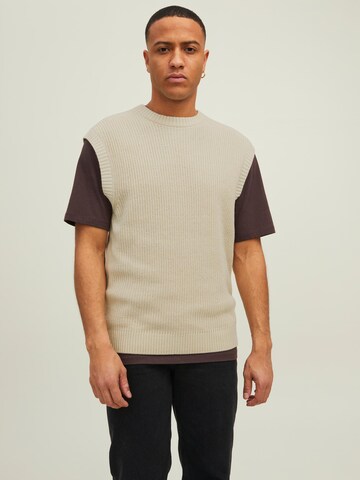 JACK & JONES Pullunder 'Brink' i beige: forside