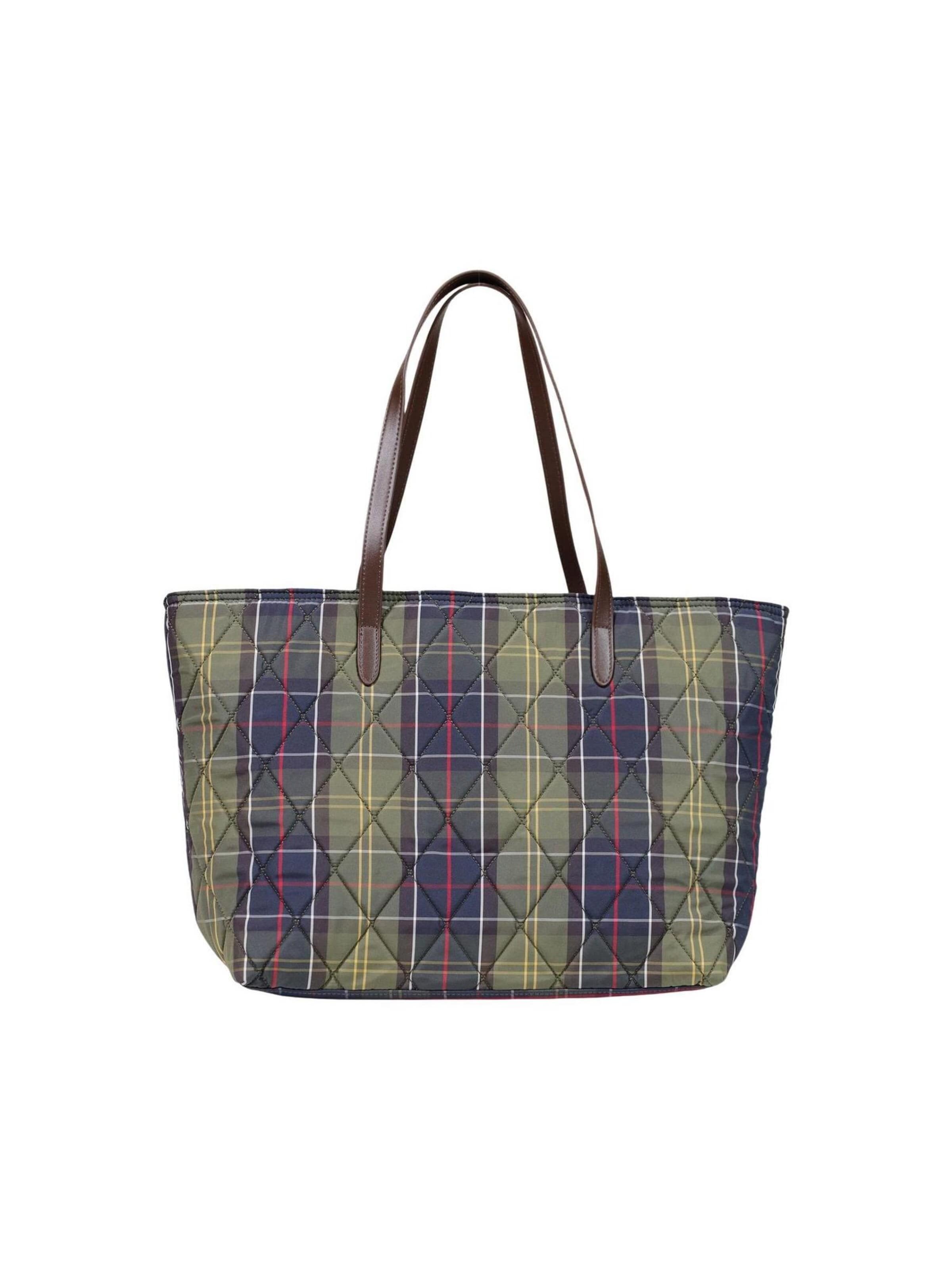 Barbour - Shopper 'WETHERHAM QUILTED TARTAN 262MLBA0344' en verde
