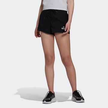 ADIDAS ORIGINALS - regular Pantalón en negro: frente