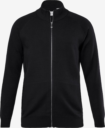JP1880 Strickjacke in Schwarz: Vorderseite