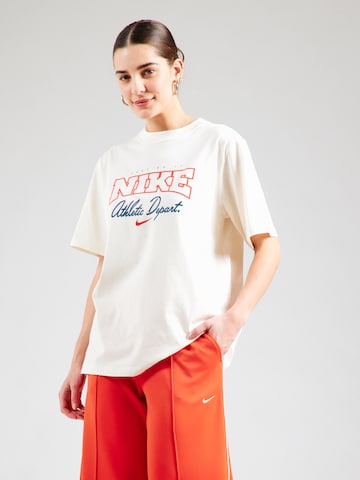 Tricou de la Nike Sportswear pe alb: față