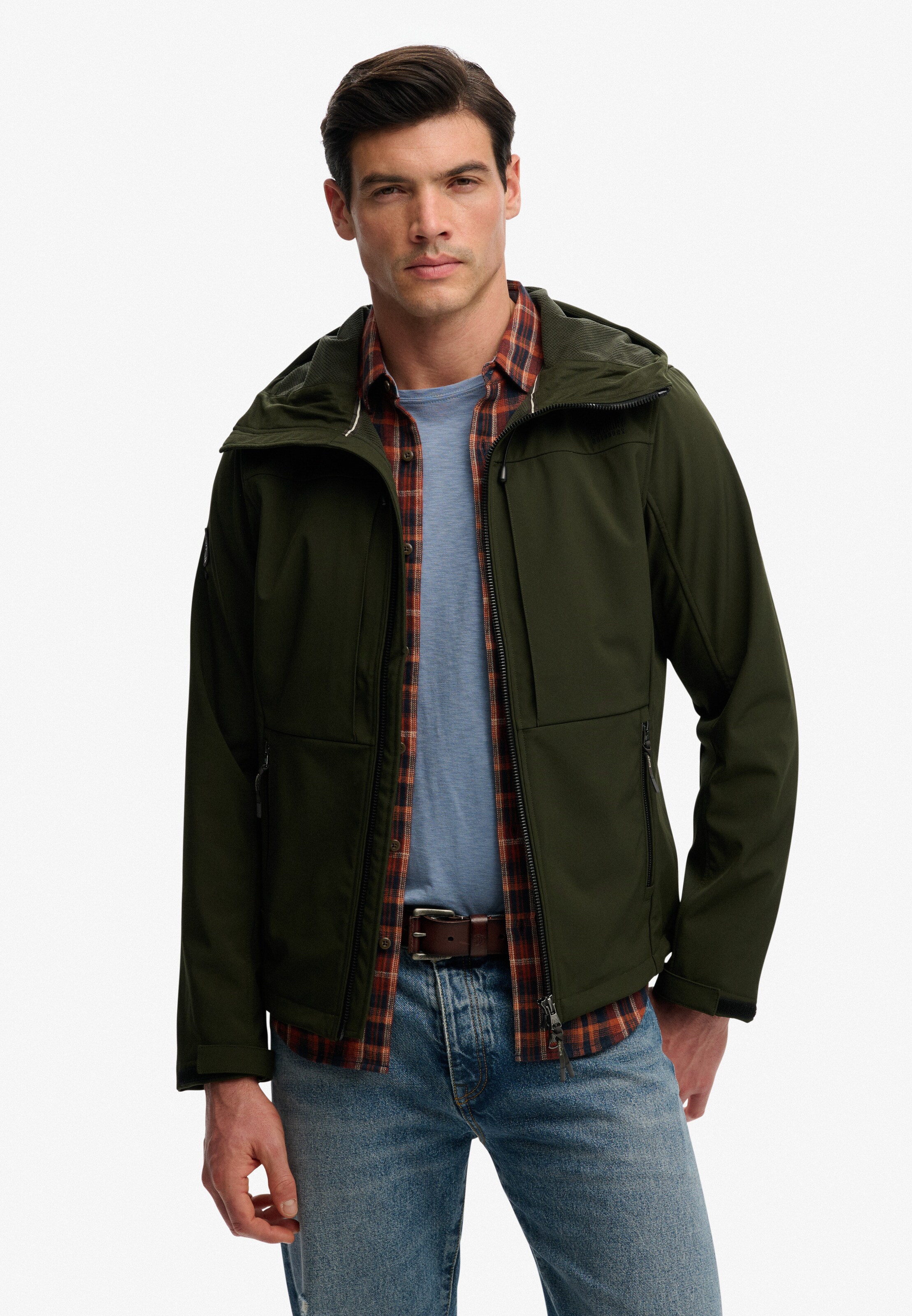 Superdry & Co Jacke in Grün: Vorderseite