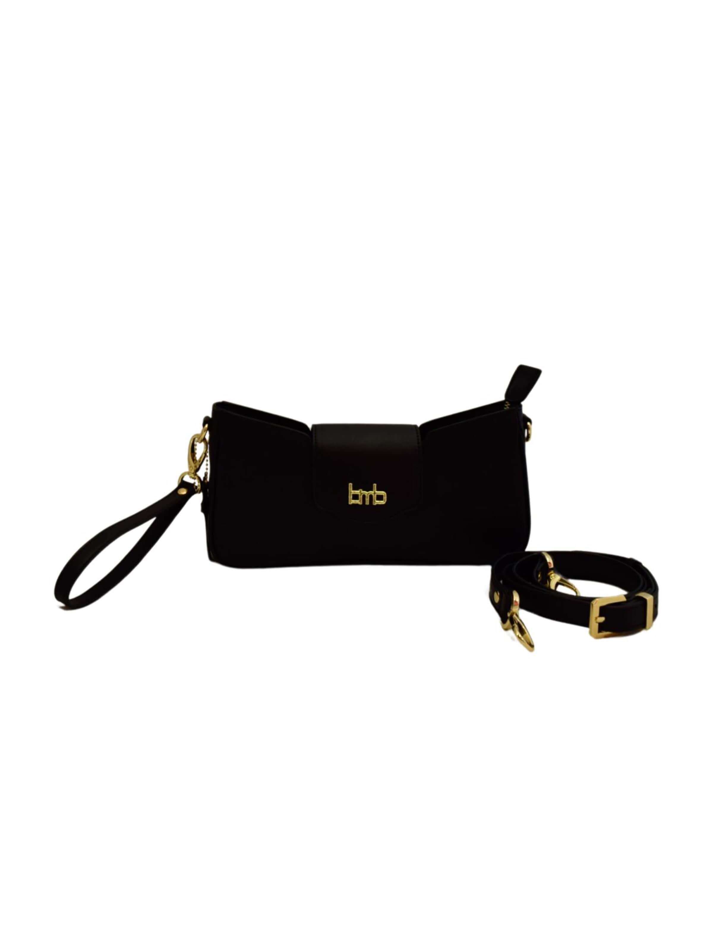 Pochette 'Racquel' di BMB BAGS in nero: frontale