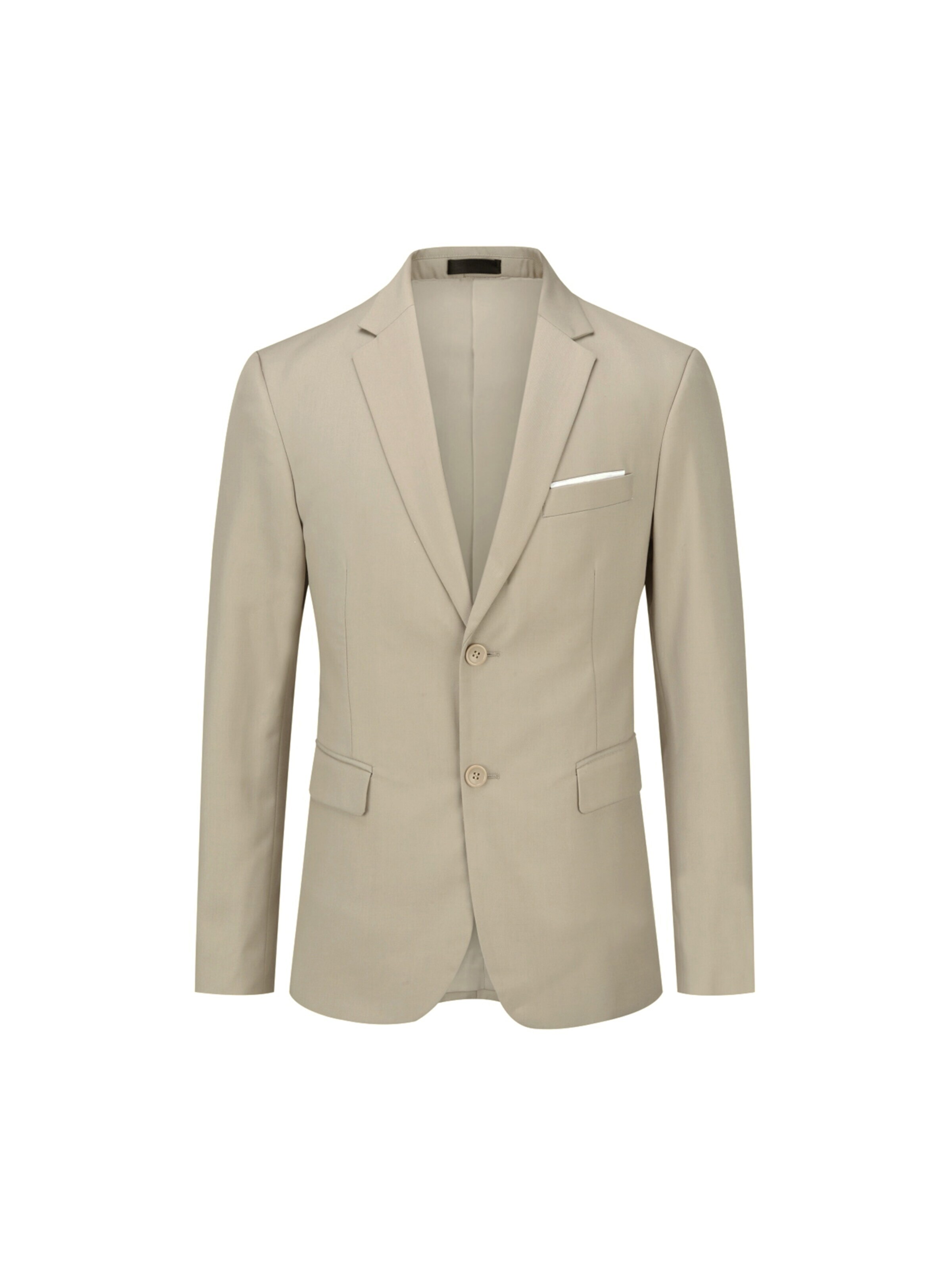 YOUTHUP Slimfit Anzug 'Behaglich'‌ in Beige
