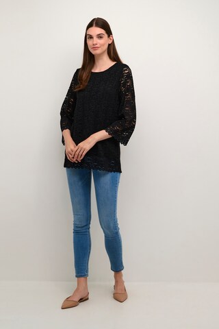 Cream Bluse 'Fika' i sort