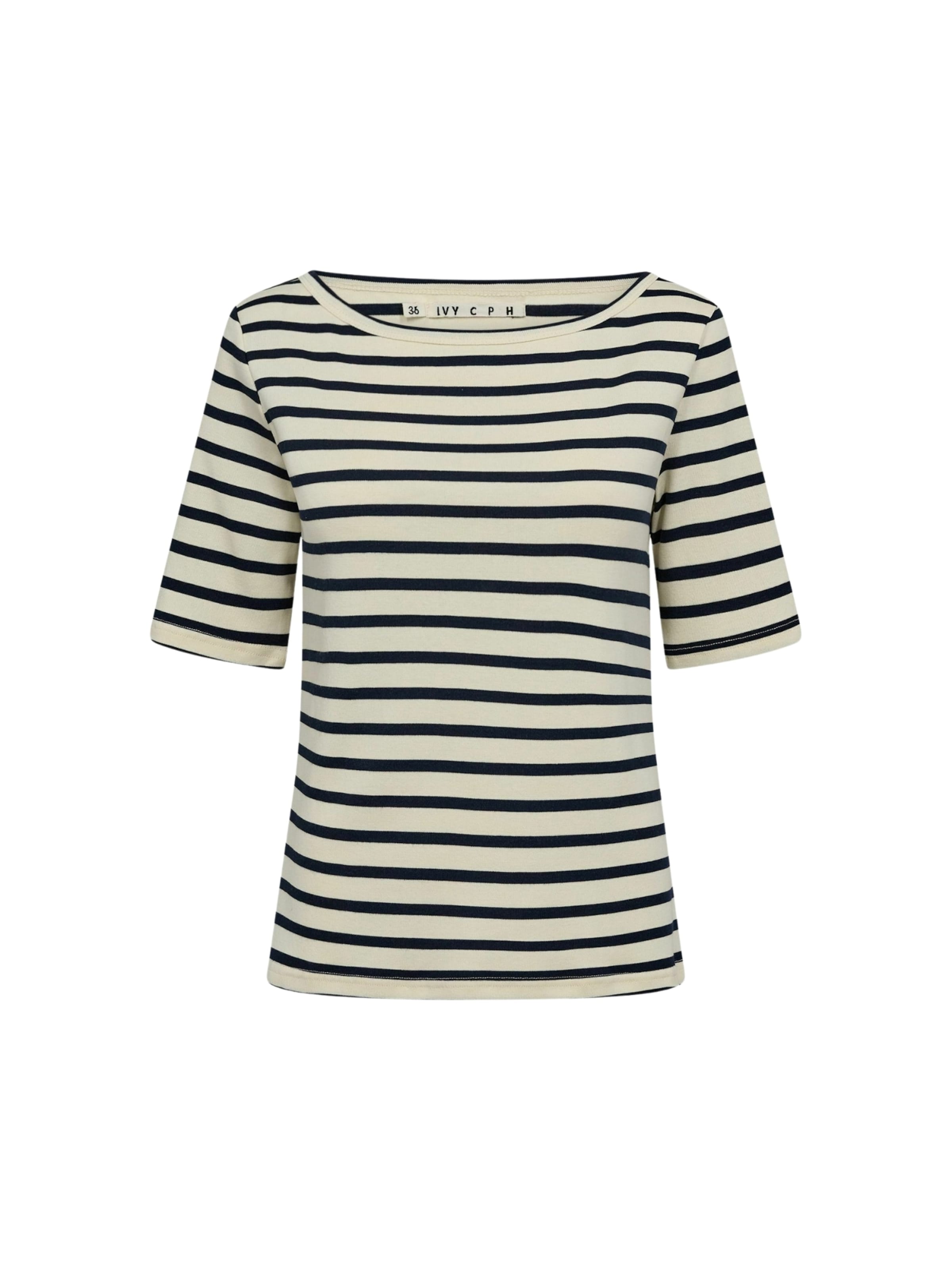 Ivy Copenhagen T-shirt ' IVY-Stix ' in Weiß: Vorderseite