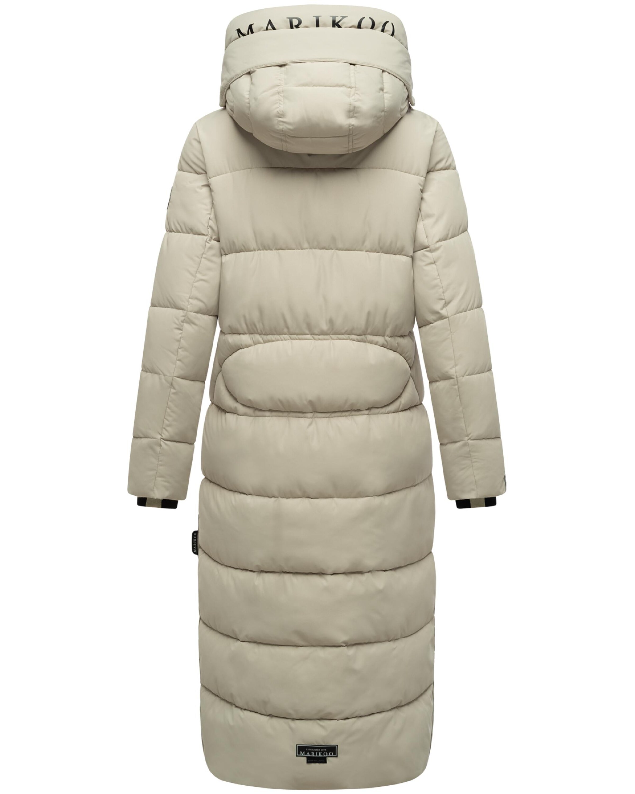 MARIKOO Зимнее пальто 'Nadeshikoo XVI' в Серый