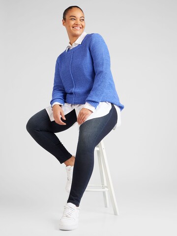 ONLY Carmakoma Pullover 'NEW FOXY' in Blau