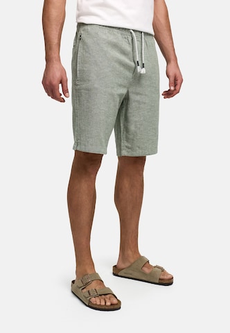 INDICODE JEANS Regular Chino 'Lino' in Groen