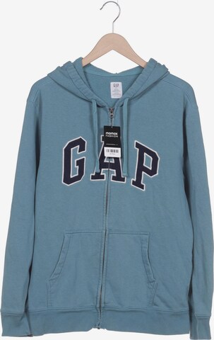 GAP Sweatshirt & Zip-Up Hoodie in XL in Green: front