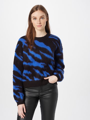 PULZ Jeans Sweater 'Asta' in Black: front