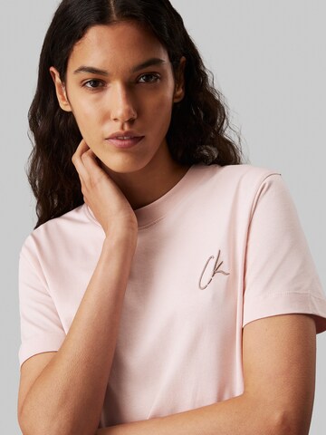 T-shirt Calvin Klein Jeans en rose