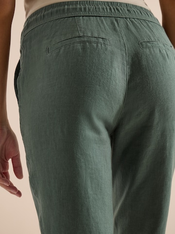 CECIL Слим фит Панталон 'Tracey' в зелено