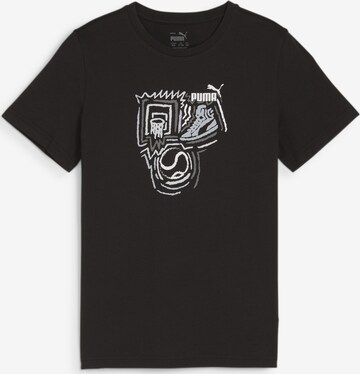 PUMA T-Shirt 'Graphics Year of Sports' in Schwarz: predná strana