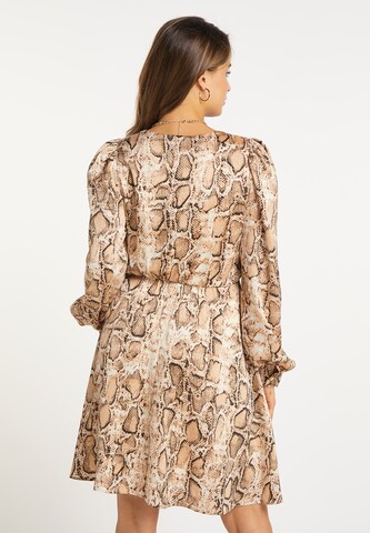 Robe-chemise faina en beige