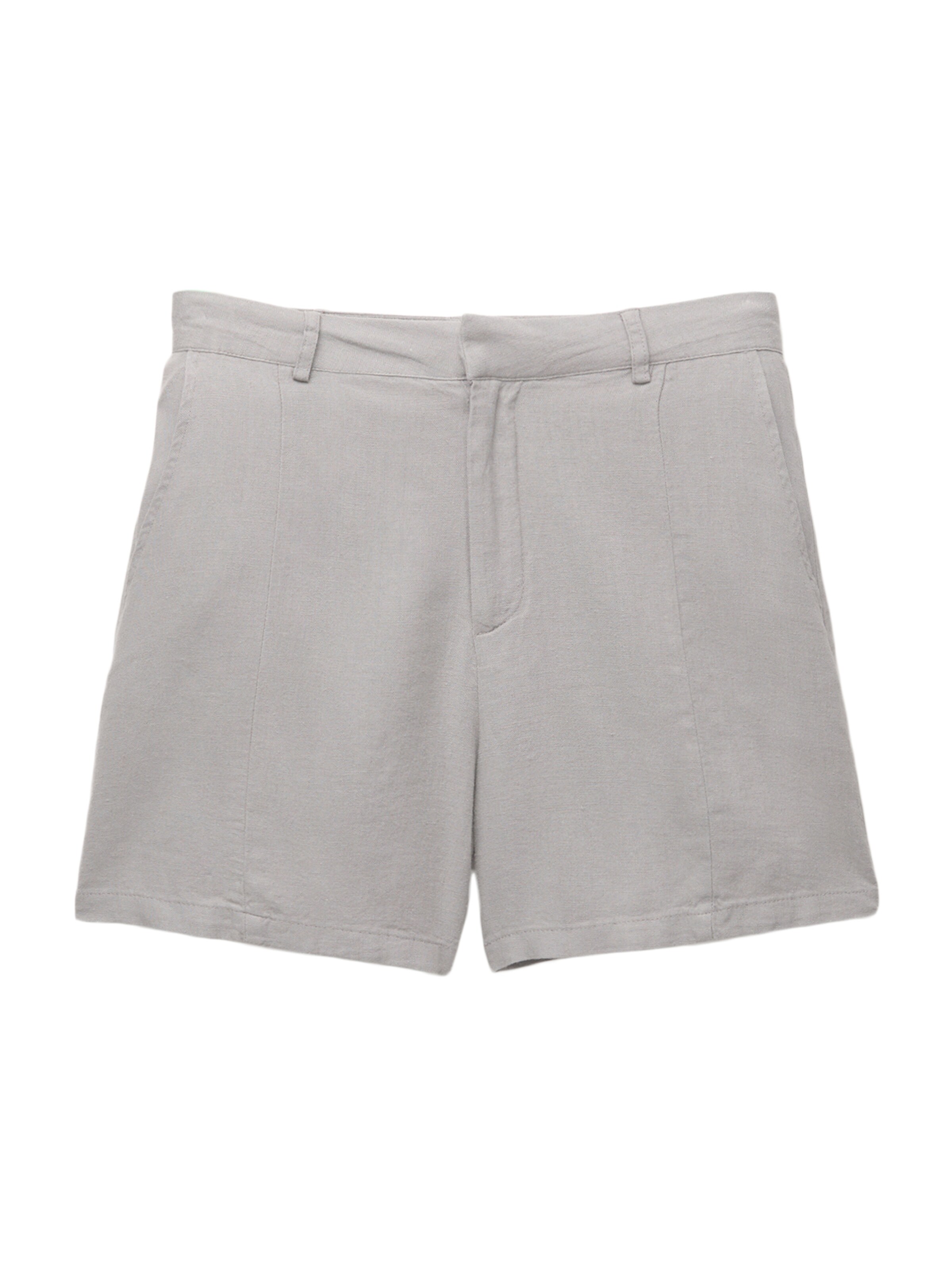 Pull&Bear Szabványos Chino nadrág - szürke: elől