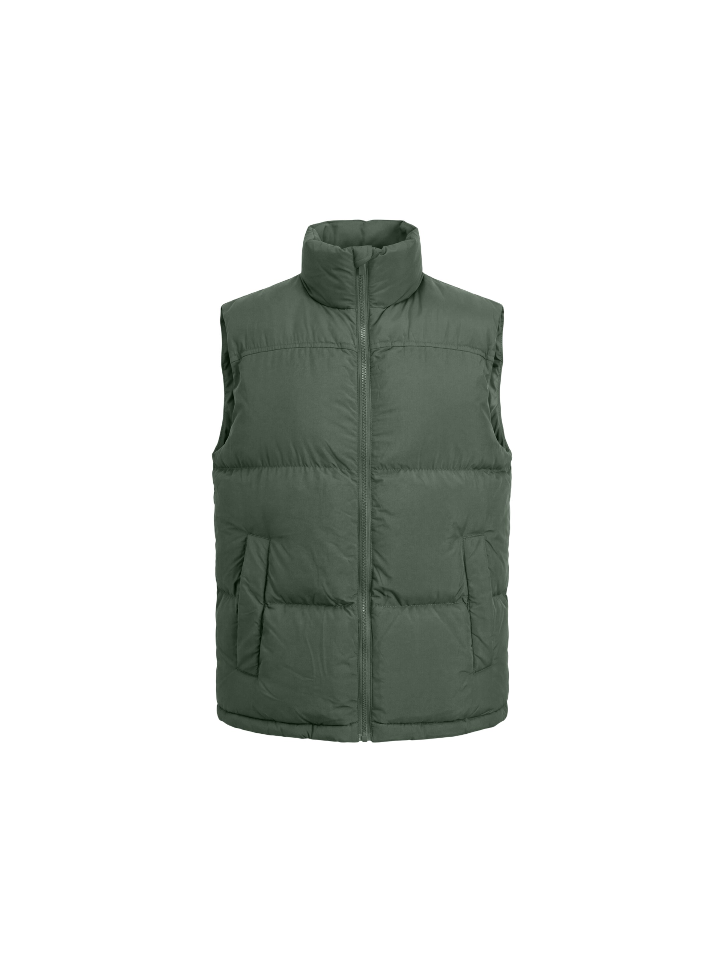 DAN FOX APPAREL Gilet 'Konrad' en S en vert foncé, Vue avec produit