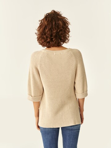 Pull-over 'MINISA' TATUUM en beige