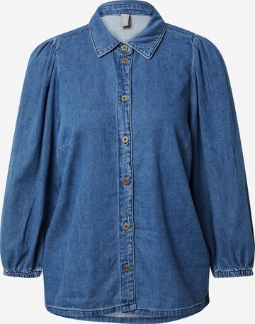 CULTURE Blouse 'Paola' in Blue: front