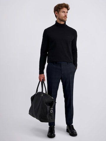 PIERRE CARDIN Regular Trousers with creases 'Ryan' in Blue