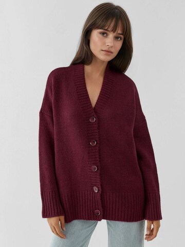 Cardigan 'Strickjacken' Hiccup en rouge