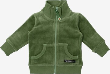 Villervalla Zip-Up Hoodie in Green: front