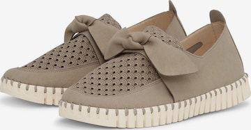 ILSE JACOBSEN Slipper 'Tulip' in Braun: Vorderseite