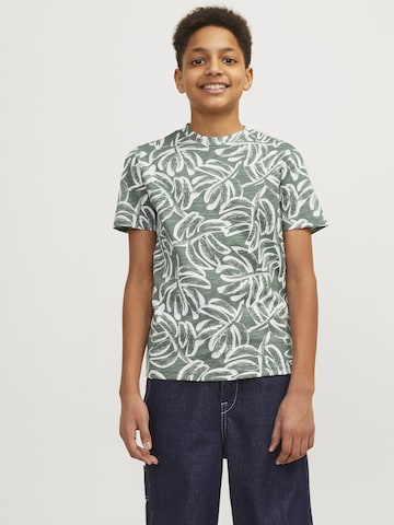 T-Shirt Jack & Jones Junior en vert : devant