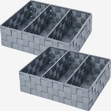 Wenko Box/Basket 'Adria' in Grey: front