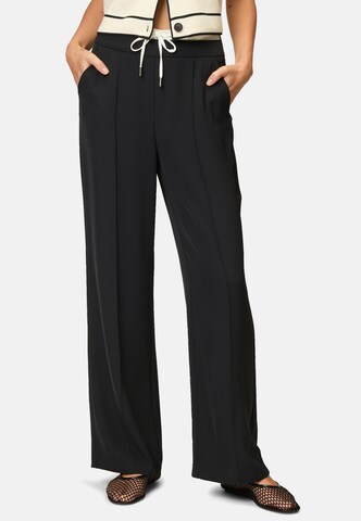 Wide Leg Pantalon zero en noir : devant